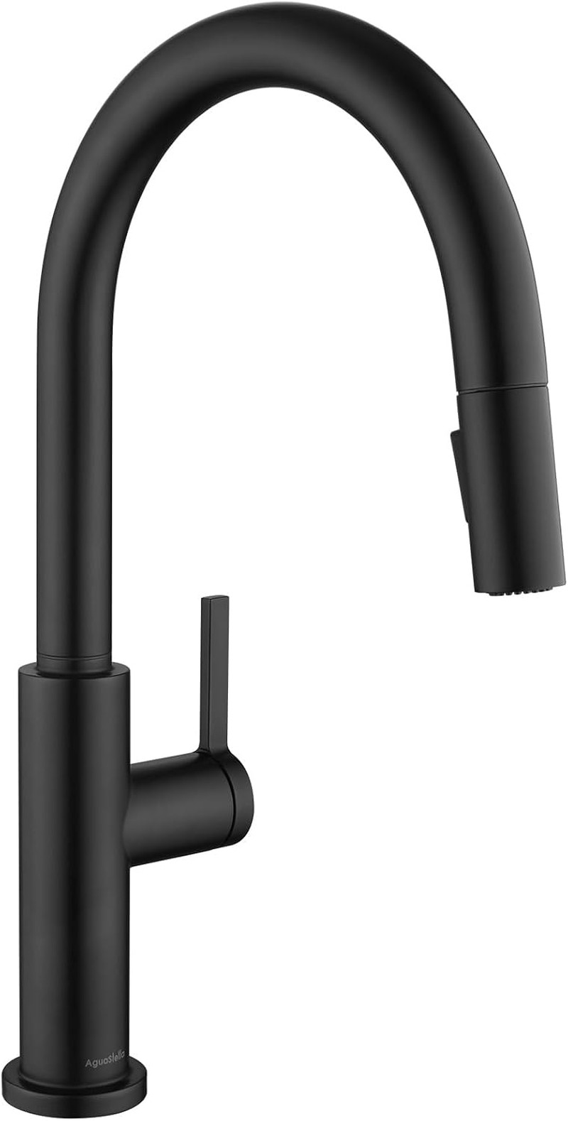 Matte Black Pull Down Kitchen Faucet with Single Handle Sprayer