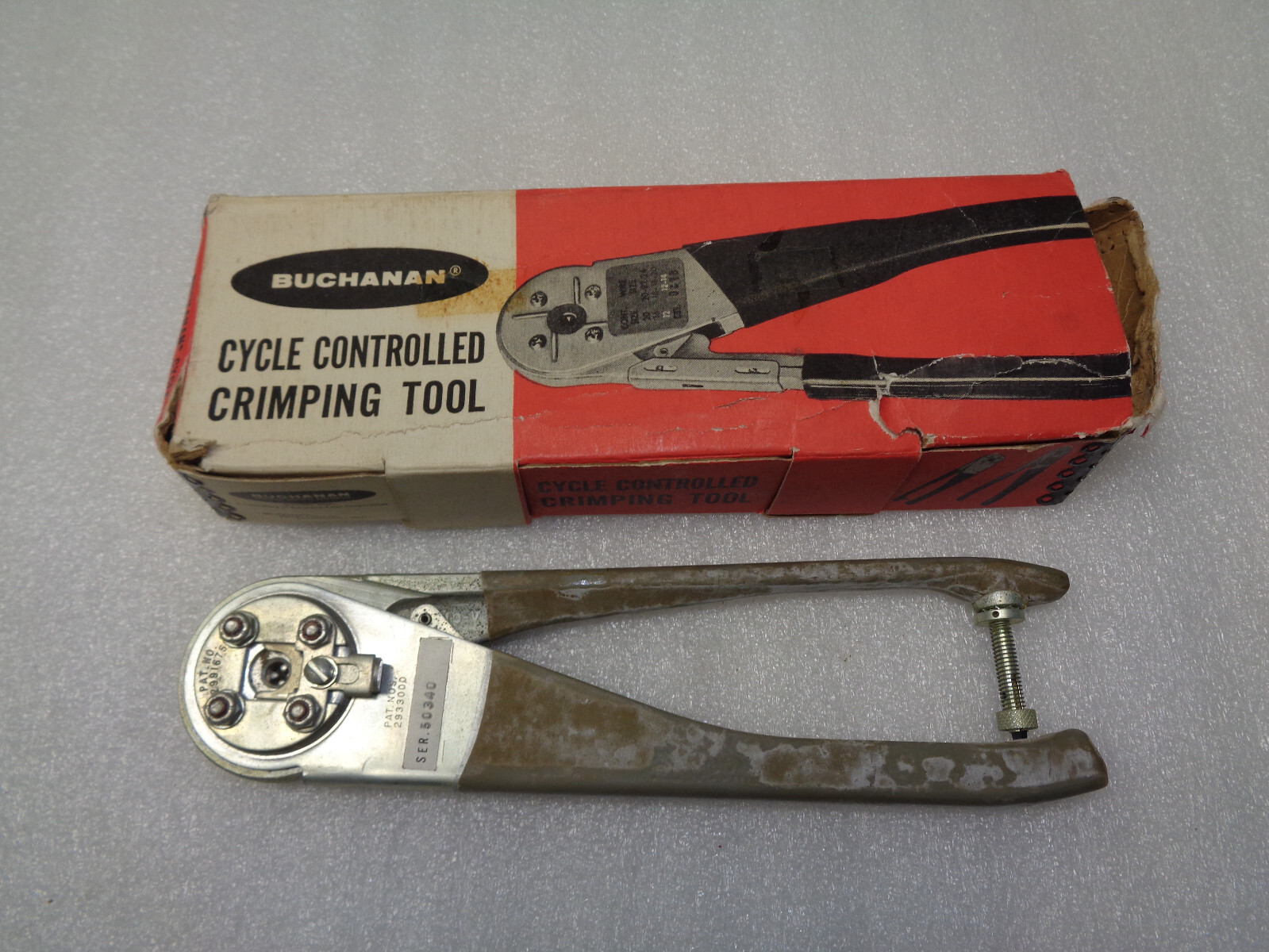 BUCHANAN ITT CANNON CYCLE CONTROLLED CRIMPING TOOL CCT1612 NEW (LAST ONES)
