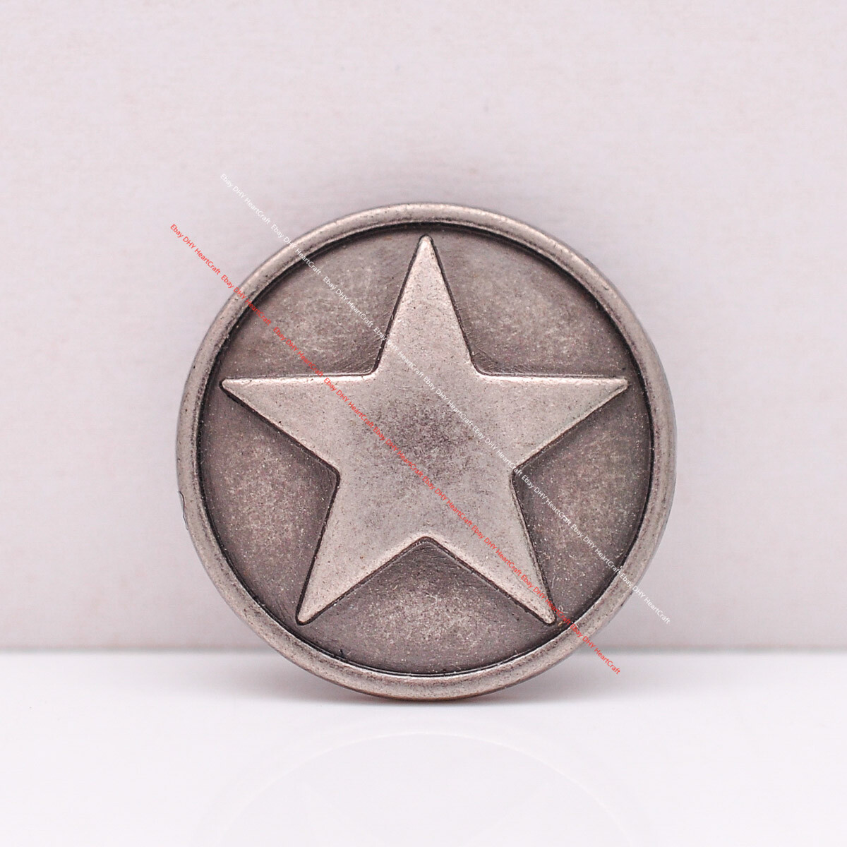 10x Western Vintage Round Star Fast Rivet Studs Tacks Belt Leathercraft Concho