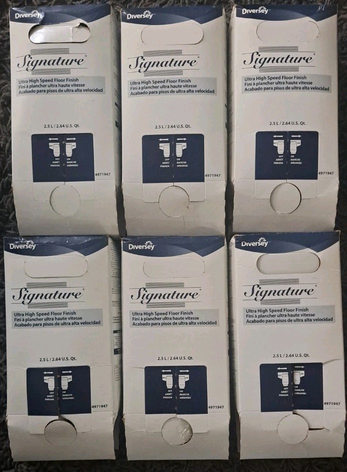 Pack of 6 Signature Prospeed 2-1/2L Ultra High Speed Floor Finish,10061724