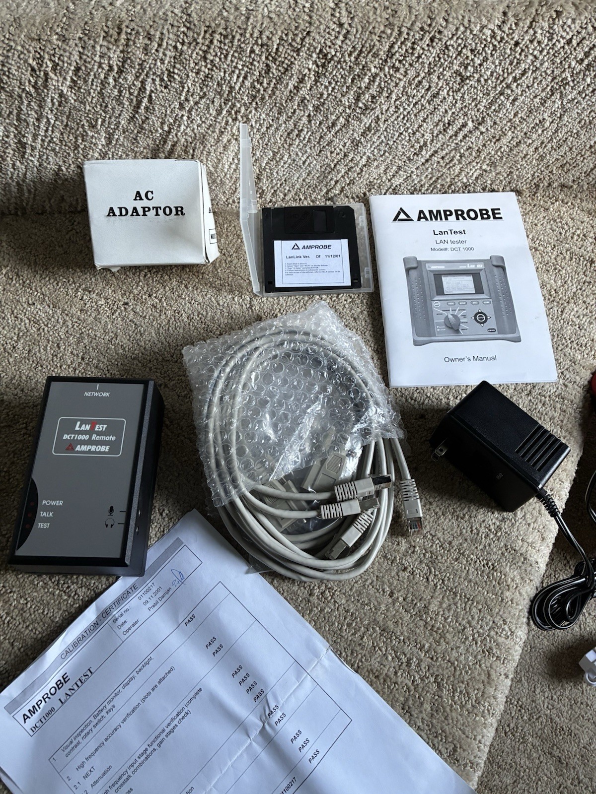A probe DCT1000 LAN Tester