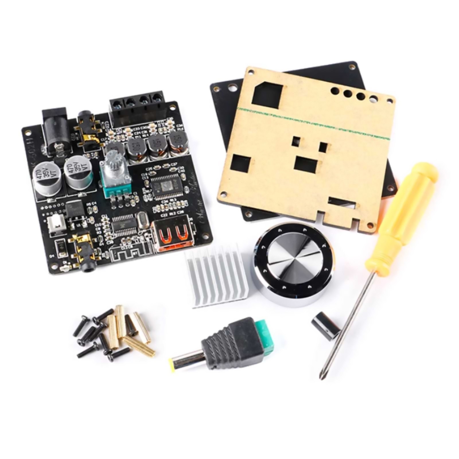 Overvoltage HIFI 2.0 Digital Power Amplifier Board Kits Bluetooth USB