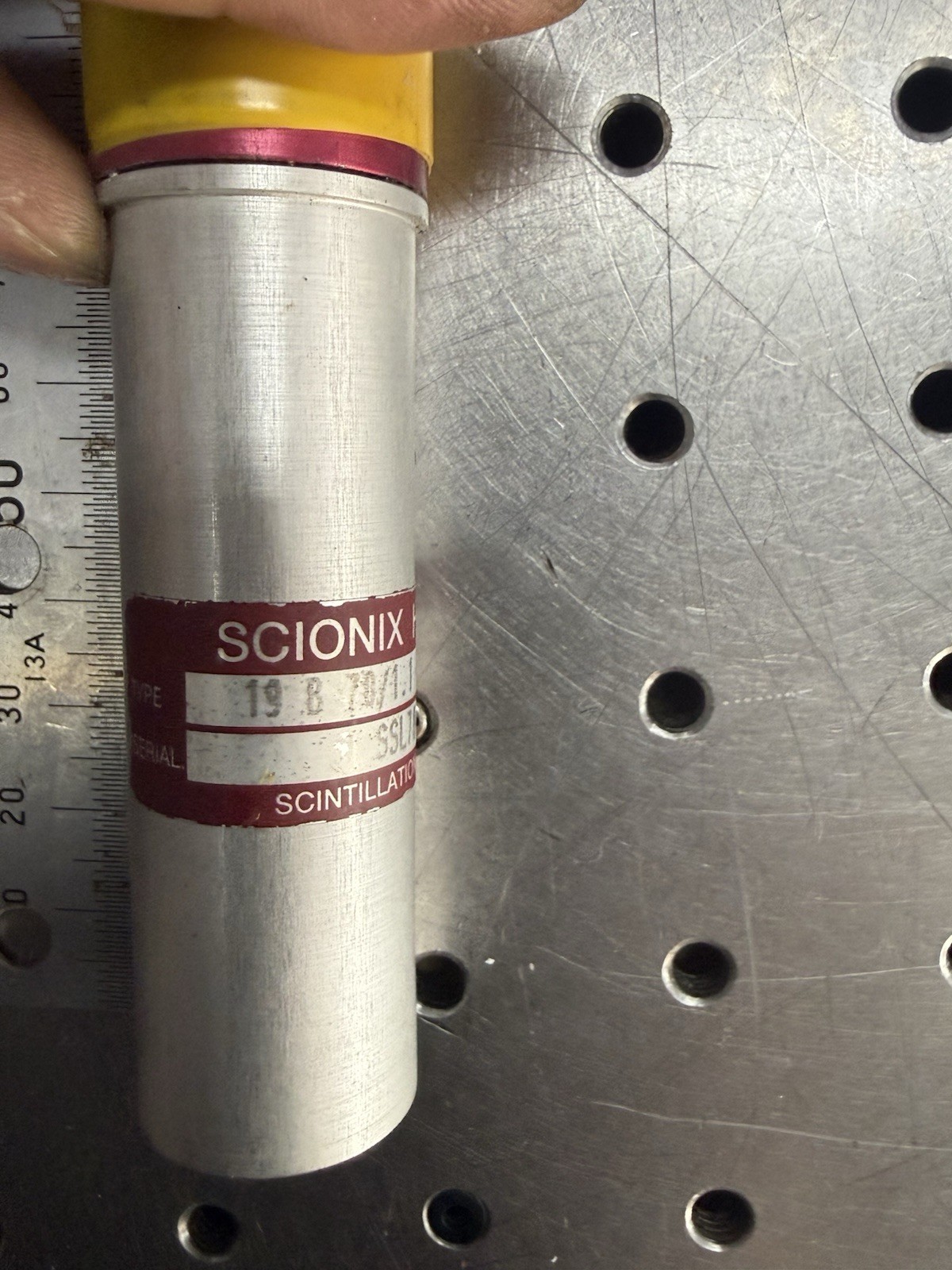 Scionix 19B70/1.1-E1-X Scintillation Detector Probe Untested As-Is