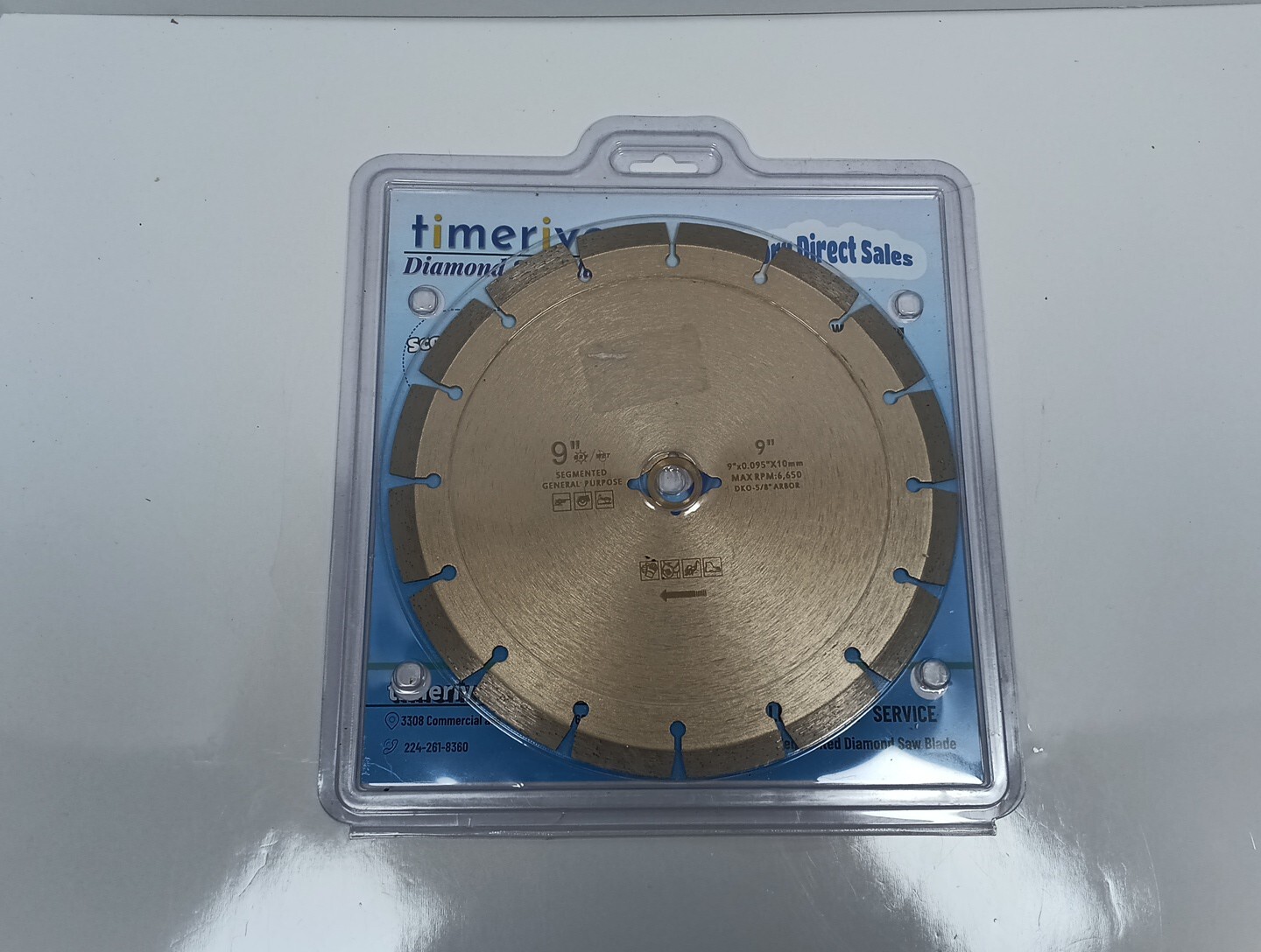 Diamond Saw Blade 9” Segmented  Timeriver Factory Direct Sales,  General Purpose