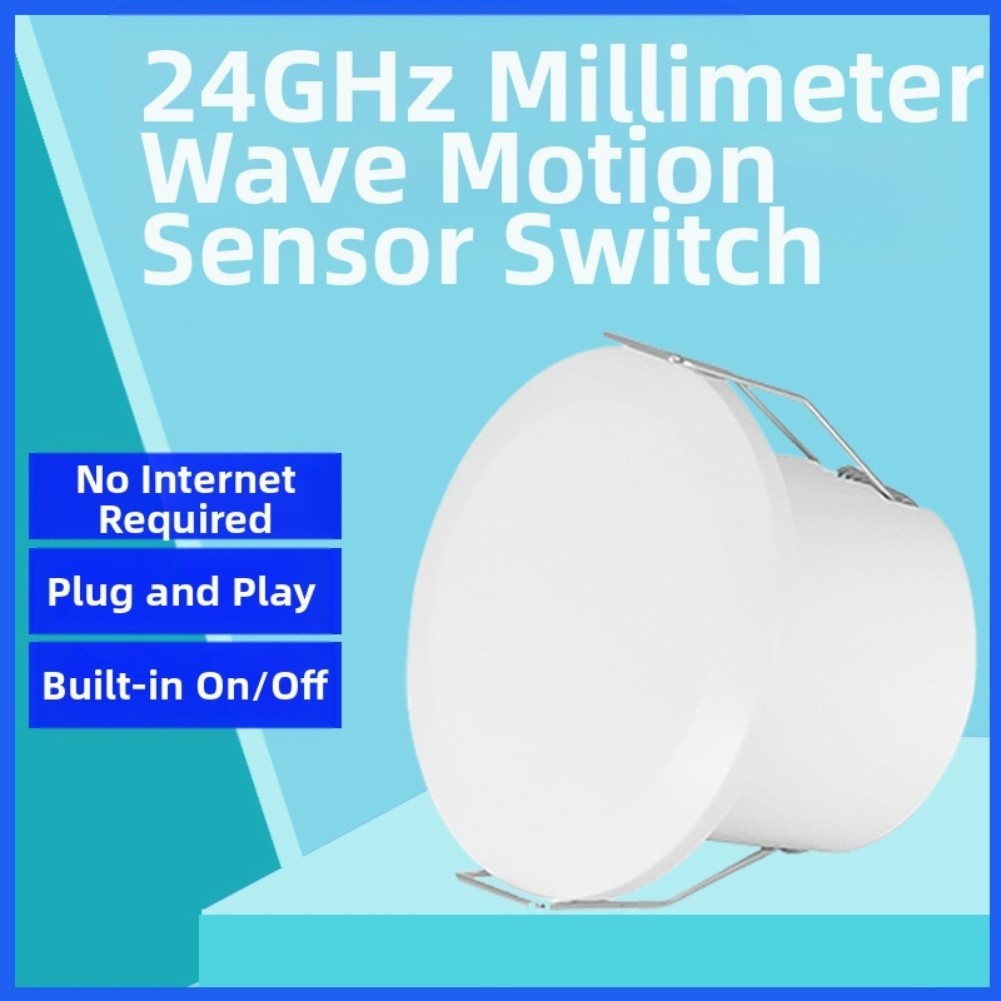 Motion Sensor Switch with 24GHz Human Presence Detection for Energy Saving