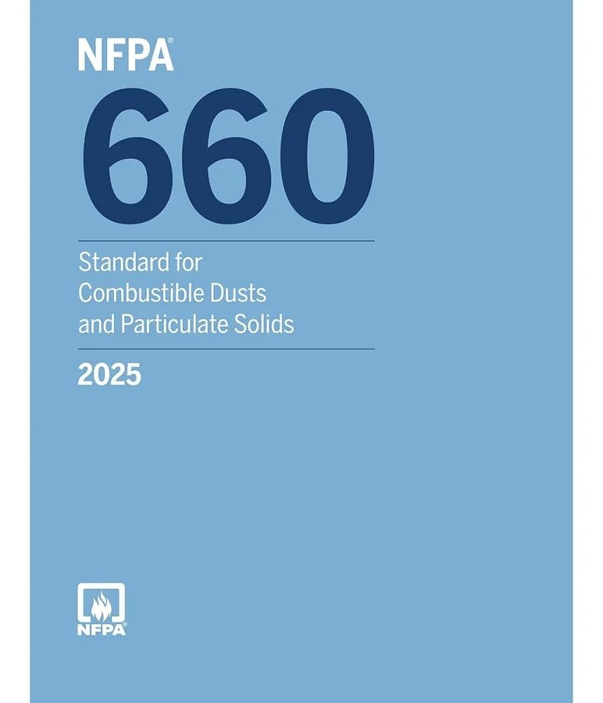 NFPA 660, Standard for Combustible Dusts and Particulated Solids, 2025 PB