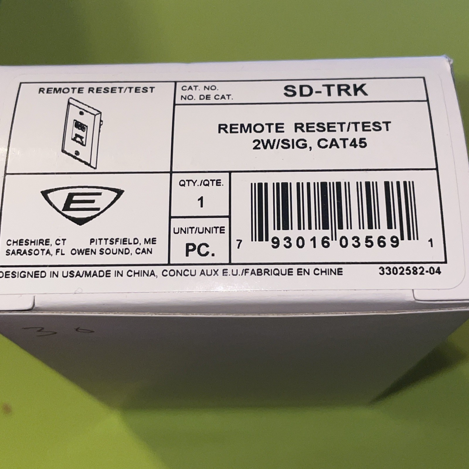 2 Edwards SD-TRK Lot of 2 Signaling Remote Reset Test Station New NIB Qty 2