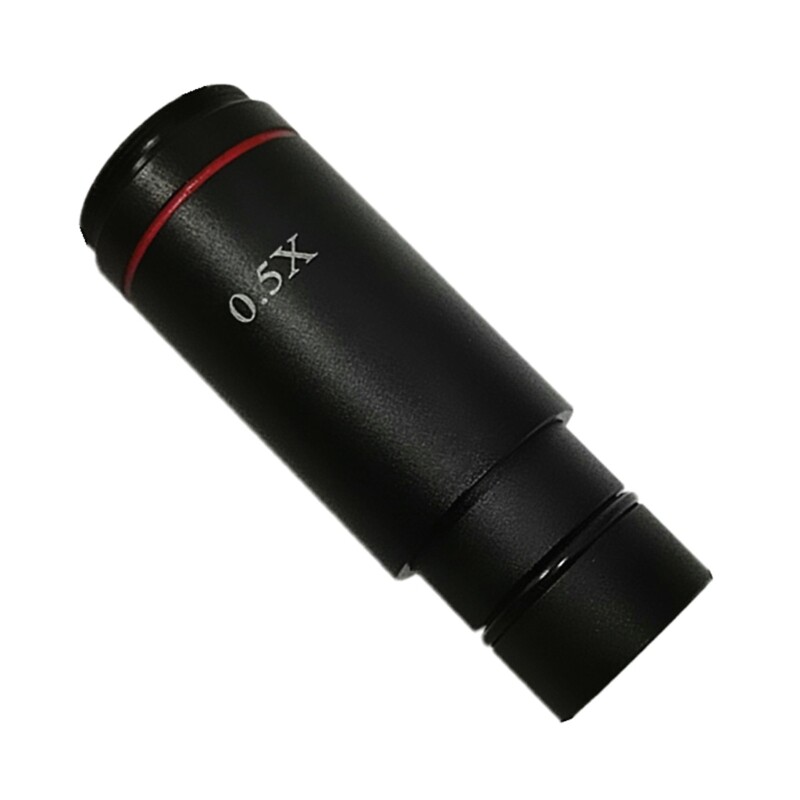 0.5X Magnification Monocular Zoom- C Mount Lens 23.2mm For Microscope Camera