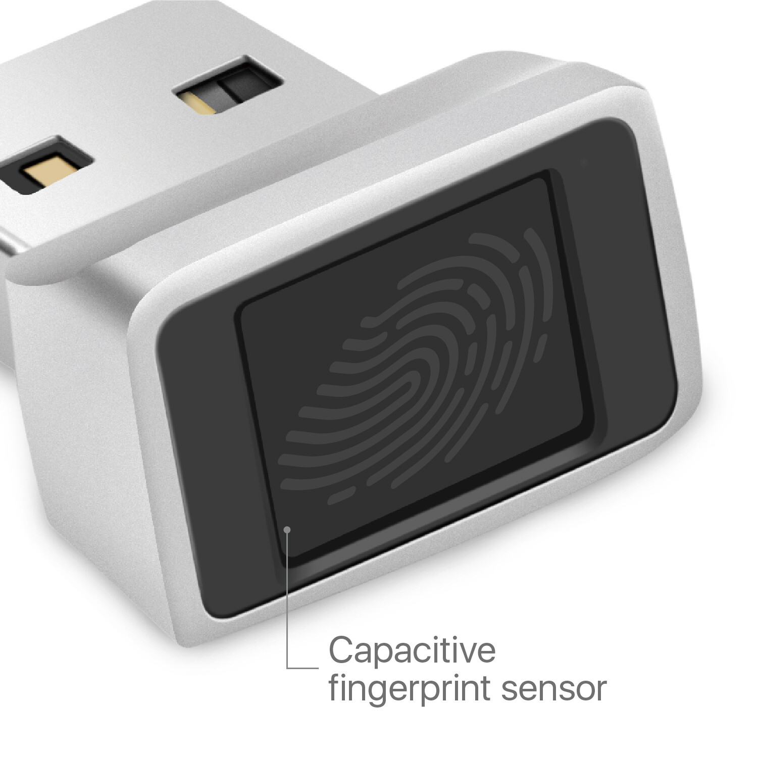 USB Fingerprint Reader for Windows Hello, Biometric Scanner for Laptops & PC