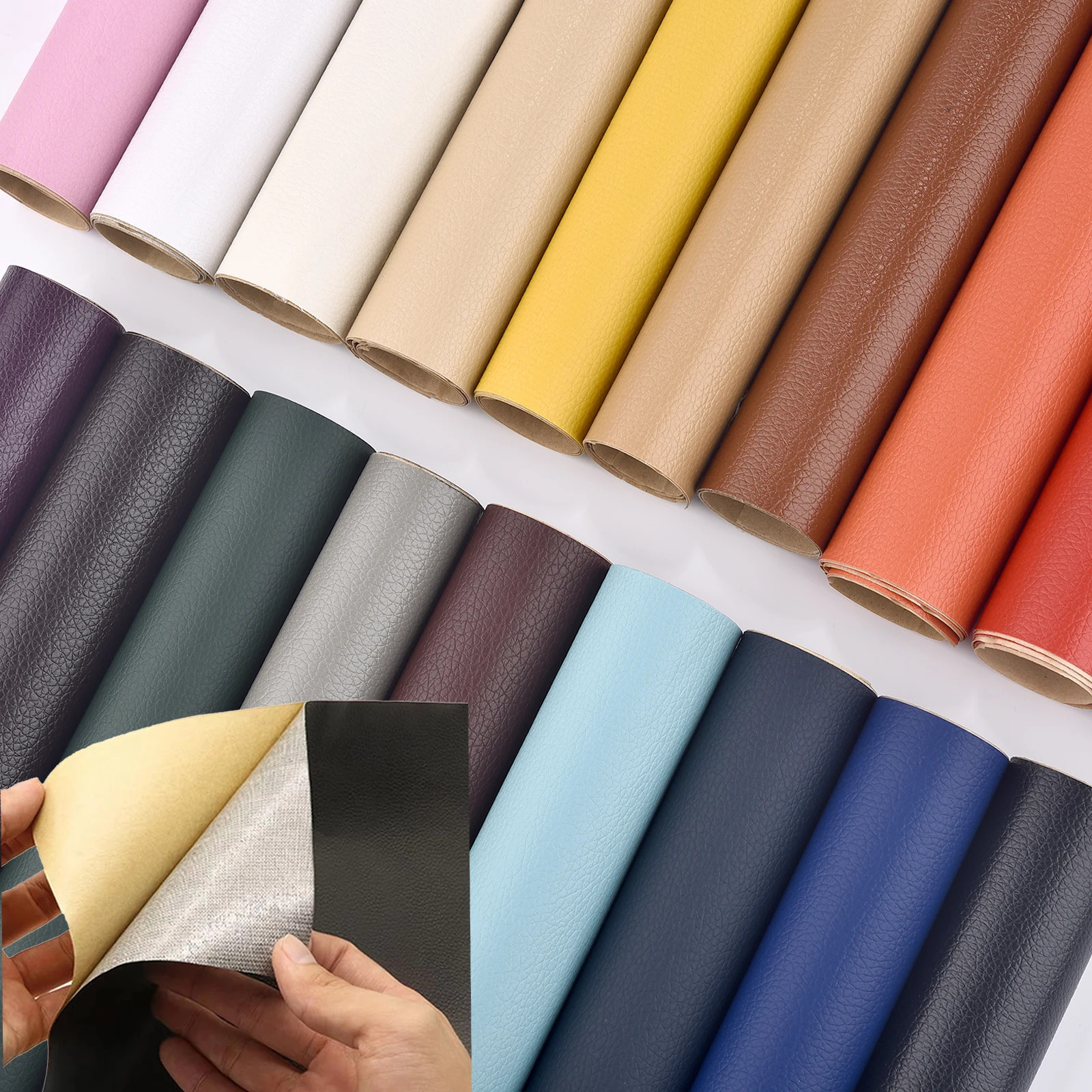 Self-Adhesive 20X30Cm25X60Cm DIY Self Adhesive PU Leather Repair Patches Fix Sti
