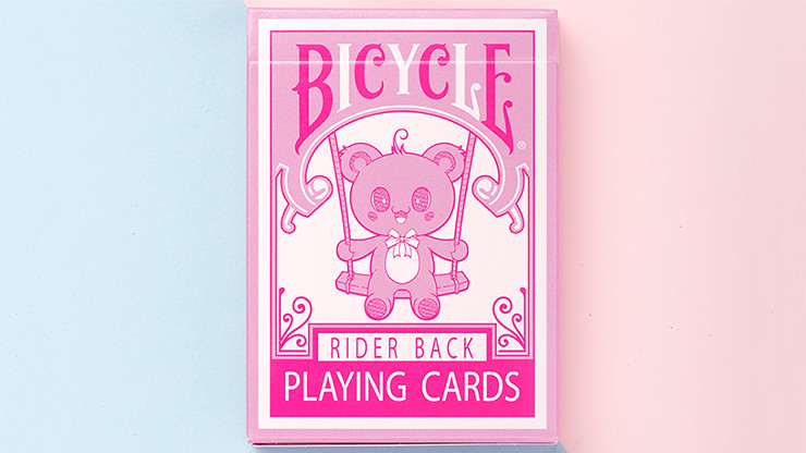 BICYCLE LOVELY BEAR PINK LIMITED ED. DECK OF PLAYING CARDS POKER SIZE