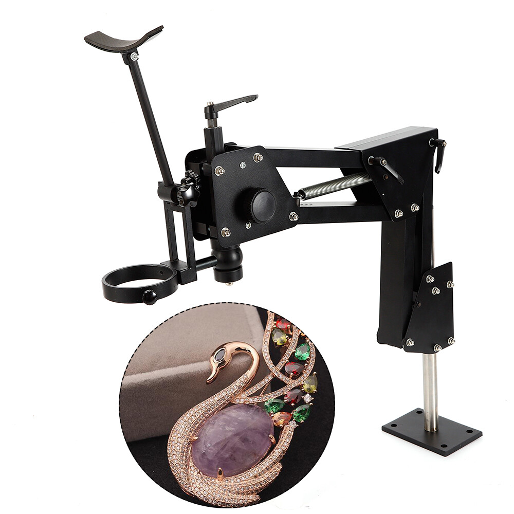 Microscope Stand Multi-directional Jewelry Inlaid Stand for Micro-setting Tool!