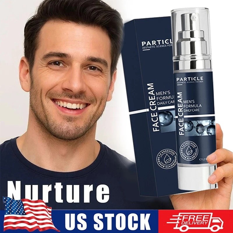 Particle Face Cream For Men 6 In 1 Anti Aging Cream Fights Eye Bags Dark Spots🔥