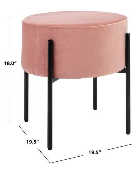 Safavieh Lisbon Round Ottoman, Reduced Price 2172713658 OTT6202D