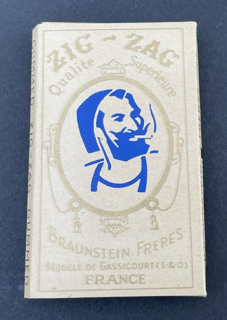 Vtg RIZLA Filter Tips Cigarette Rolling Machine ZIG ZAG Papers WALLY FRANK Box