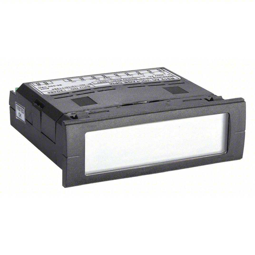 Zoro Select 12G484 Digital Panel Meter,Ac Voltage,0-200 Vac