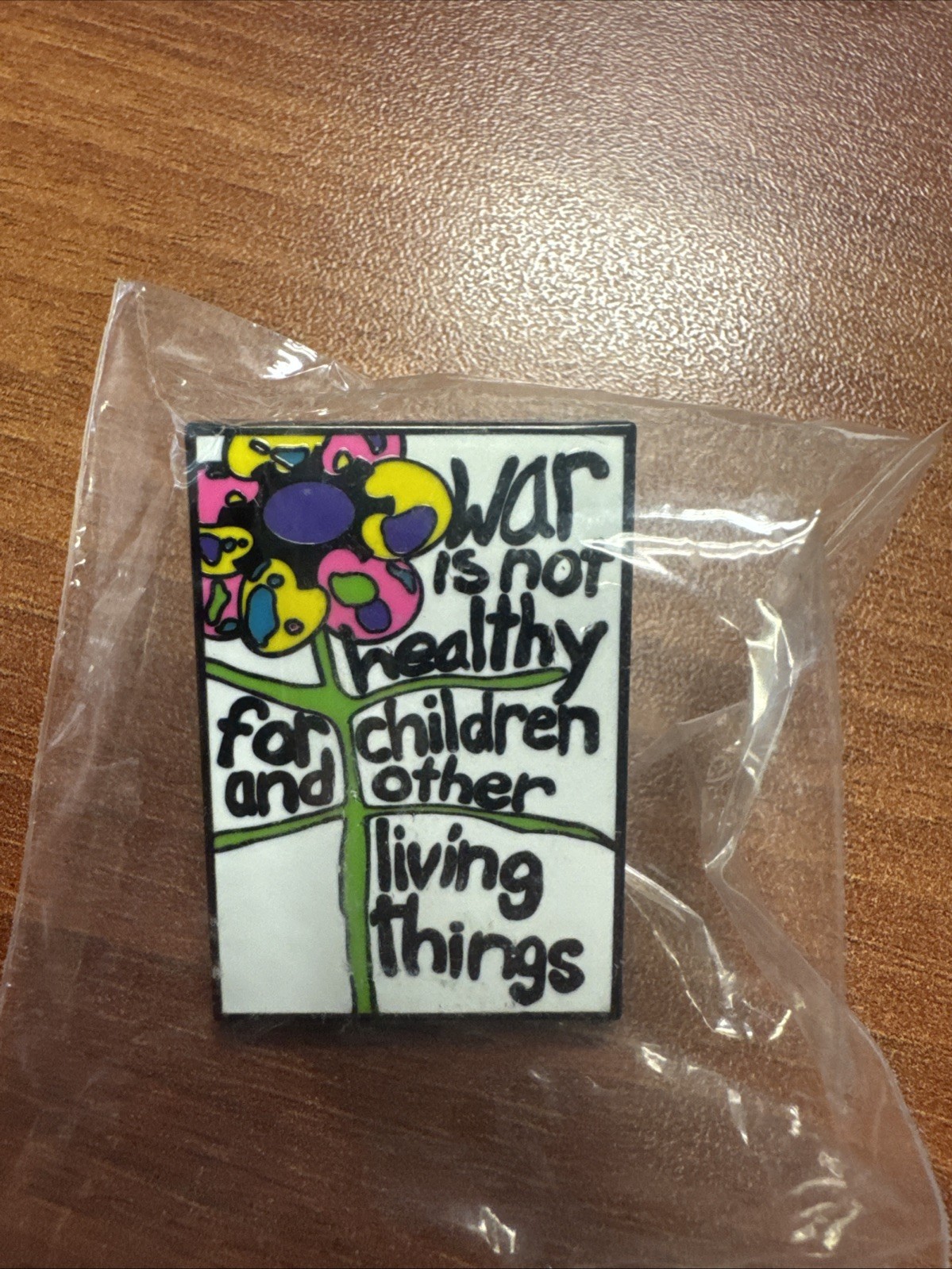War is not healthy for children and other Possibly Dead and company Concert pin