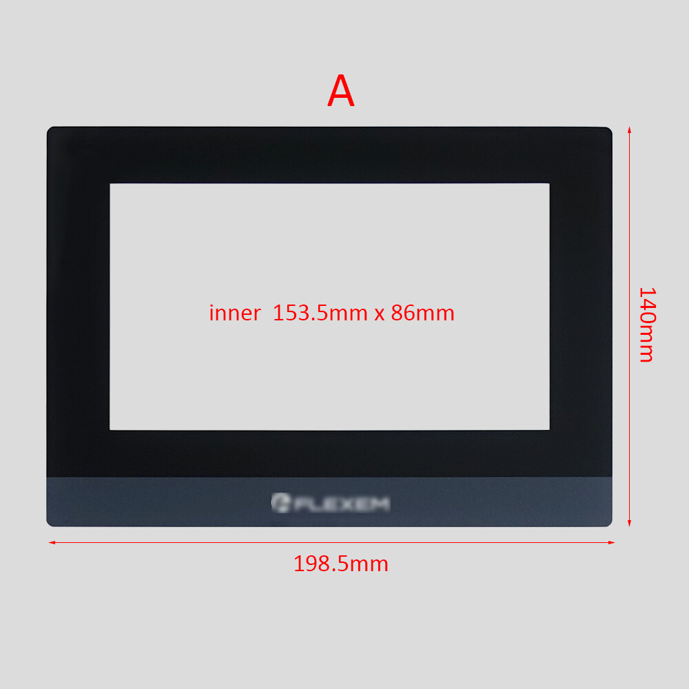 FE6070W Touch screen panel glass for FLEXEM FE6070W Touchpad Digitizer + overlay