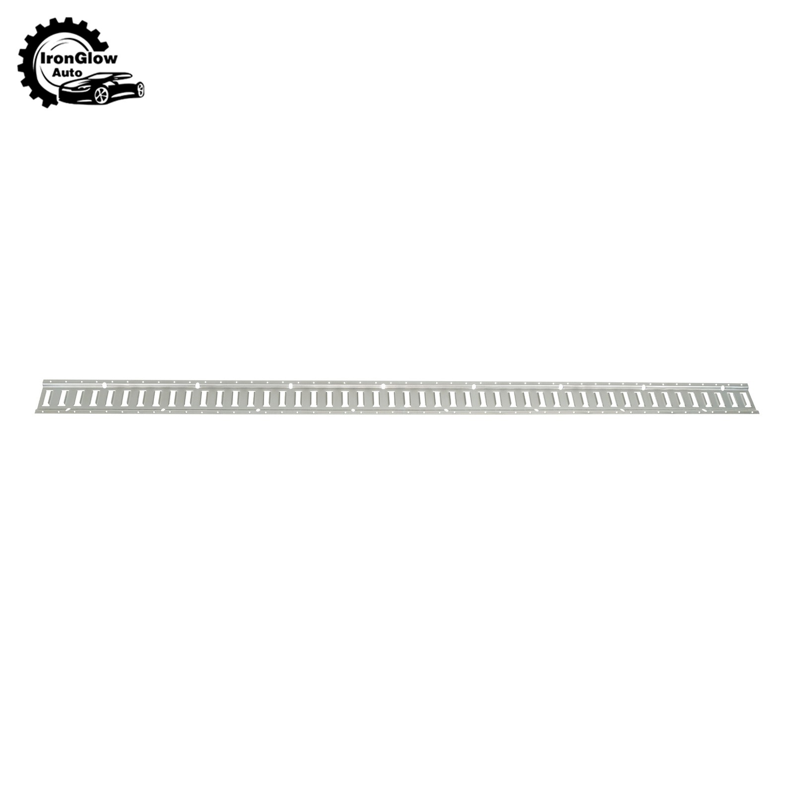 28 Piece 8' Galvanized E Track Rail Set Silver Finish For Large Cargo Trailers