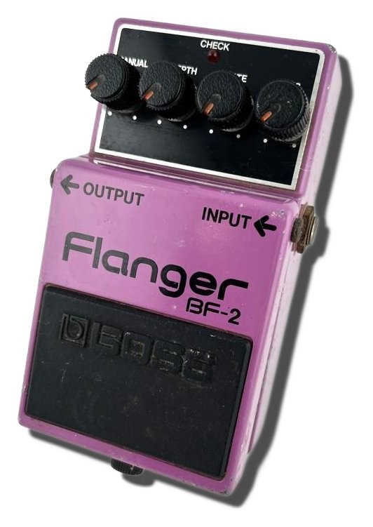 BOSS BF 2 MADE IN JAPAN ACA spec Flanger Pedal 1268 Tested & Works
