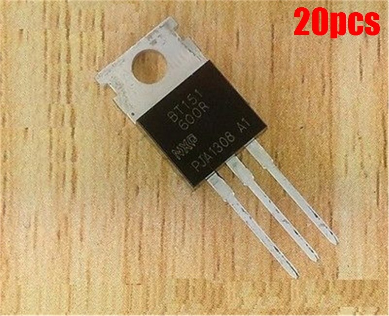 20Pcs BT151-600R BT151 TO-220 Thyristors 600V 12A li