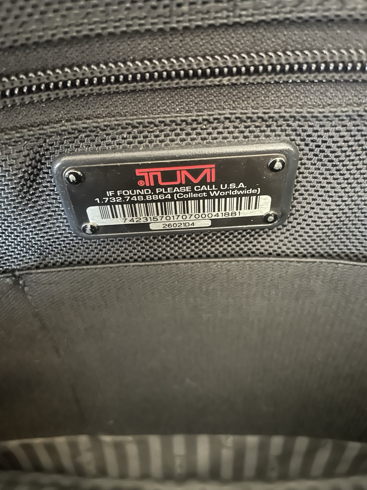 Tumi Compact Expandable Laptop Bag 26021D4