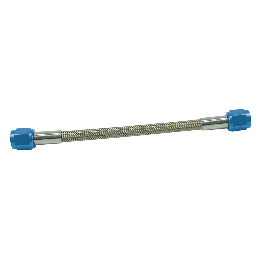 NyTrex Nitrous Hose Assembly 175052; PTFE Hose 8" Straight -03AN Female