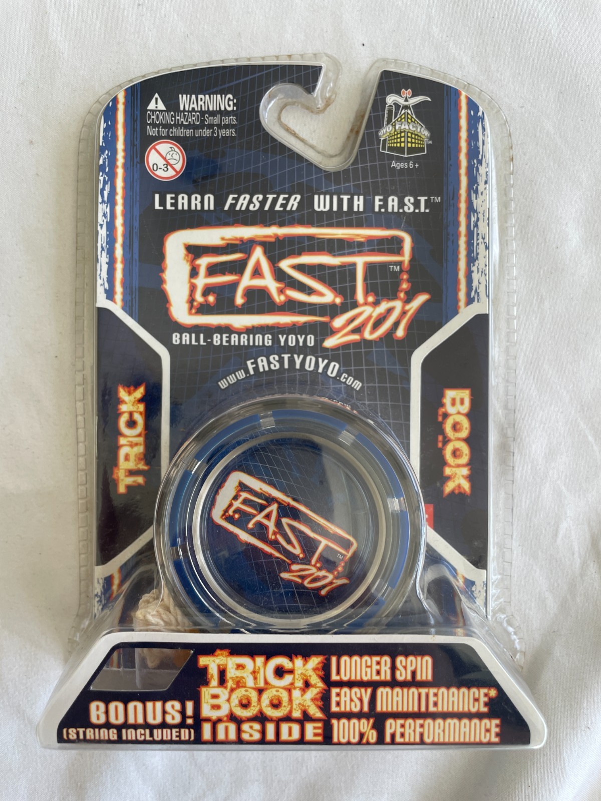 Hasbro FAST 201  (F.A.S.T. 201) Yoyo 2004 Yoyo Factory - New Old Stock