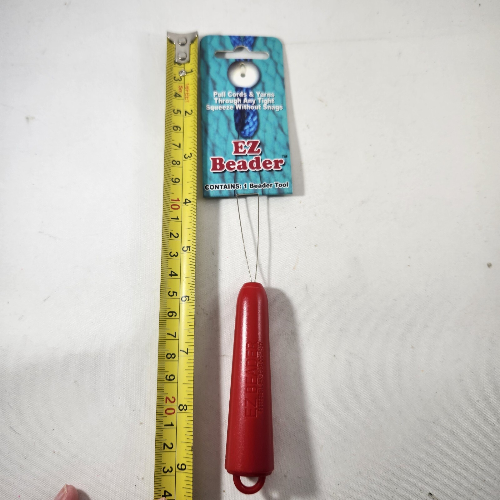 Pepperell EZ Beader Pulls Cords & Yarns Through Any Tight Squeeze w/o Snags