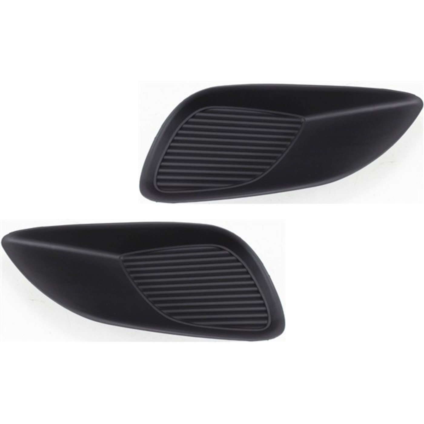 Fog Light Covers Set For 2007-2012 Toyota Yaris Sedan Driver and Passenger Side