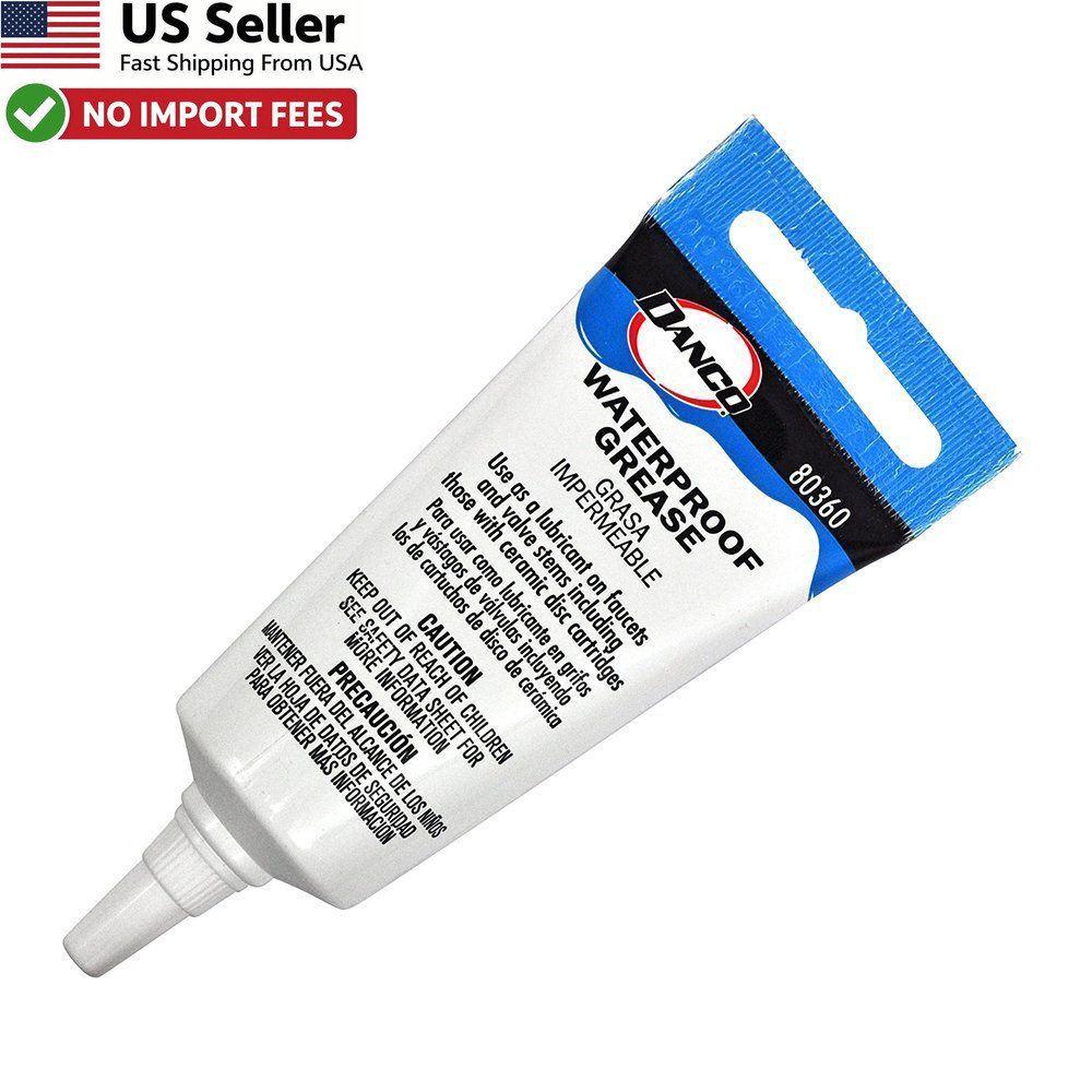 Danco 80360 Waterproof Faucet Grease 1/2 Oz Silicone Valve Lubricant FROM USA