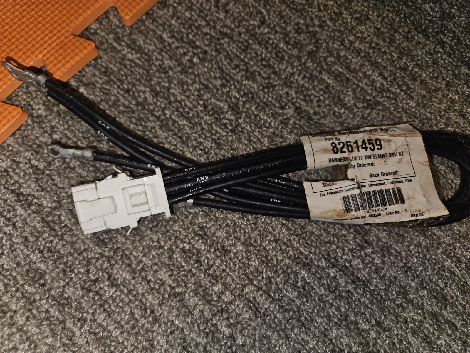 Frymaster 8261459 Element Wiring Harness