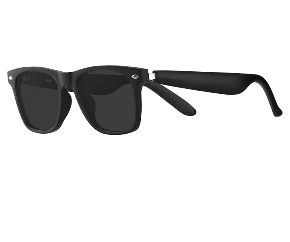 DMES AI Smart Bluetooth Sunglasses SYX31-A Black w/ Touch Control Built-in Mic