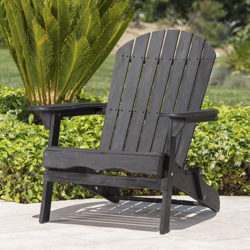 Malibu Folding Adirondack Chair - Weather-Resistant Acacia & Ergonomic Design
