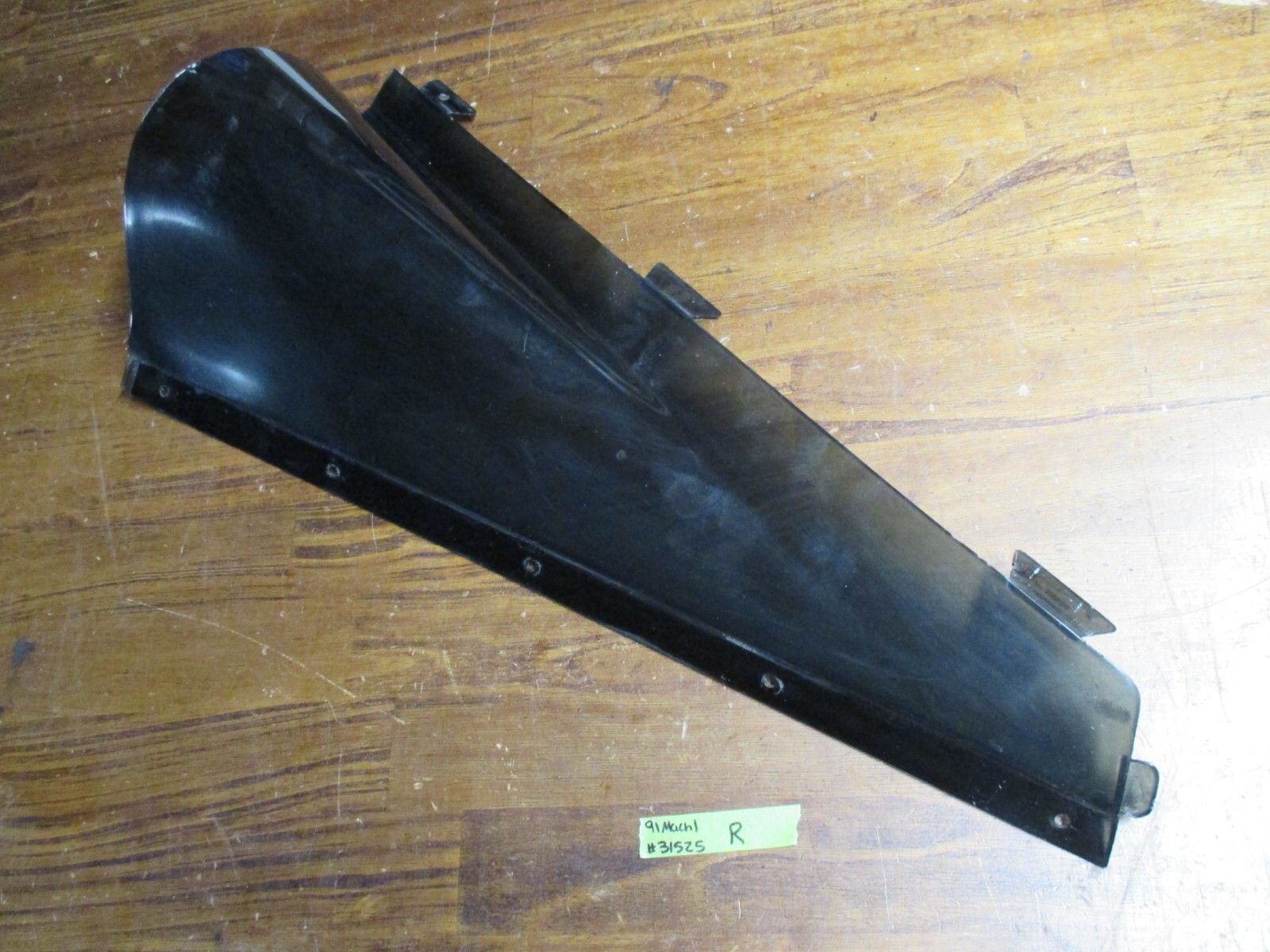 91 Ski Doo Mach 1 617 Snowmobile Right Side Windshield Flare 4147292005