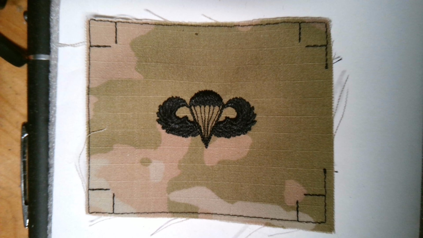 MILITARY PATCH SEW ON PARATROOPER JUMP WINGS OCP MULTICAM US ARMY