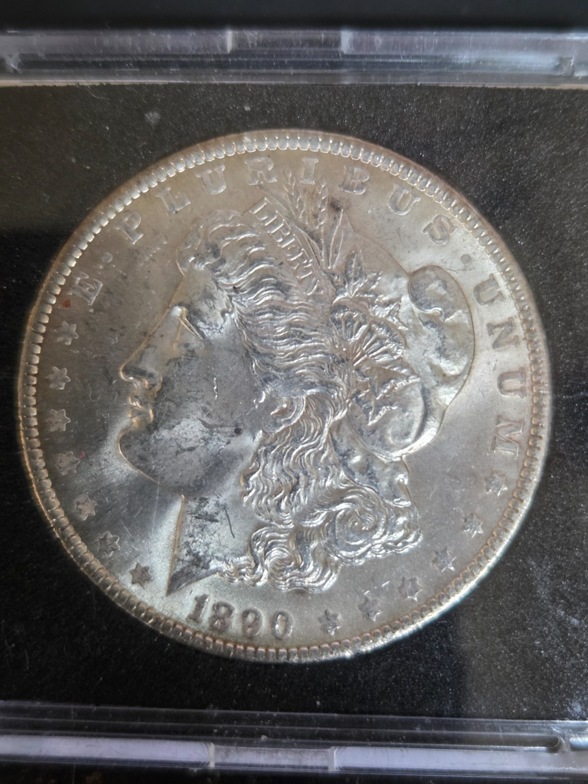 1890-P Morgan Silver Dollar - 90% Silver - Sheldon scale 58