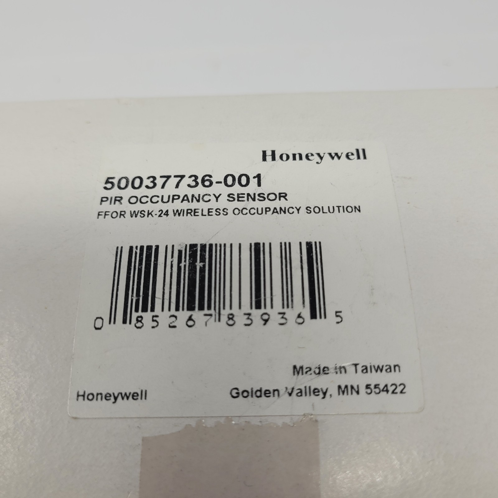 Honeywell 50037736-001 Wireless Occupancy Sensor - NEW
