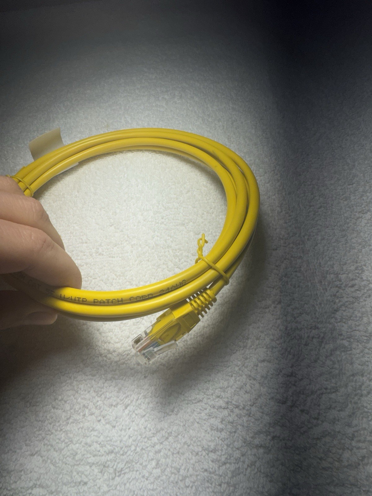 HSI PAT Cable RJ45 Booted Yellow 7Ft. XPC5U03582.RTL