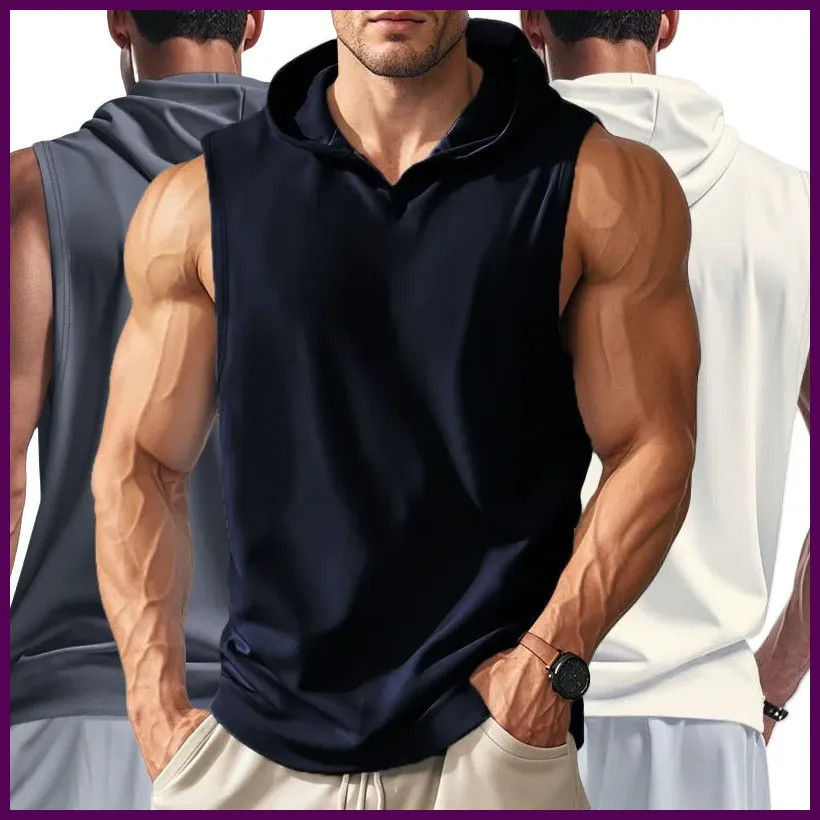 Sleeveless Fitness Top Fashionable Loose Quick drying Sports Tank Top
