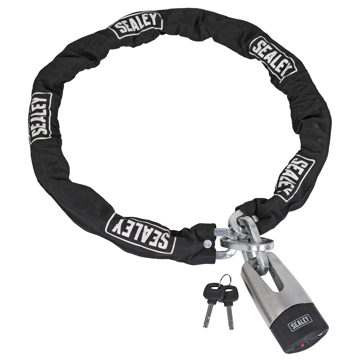 Sealey Motorcycle Chain & Disc Lock 10.5 x 10.5 x 900mm ART Approved CLA109DL