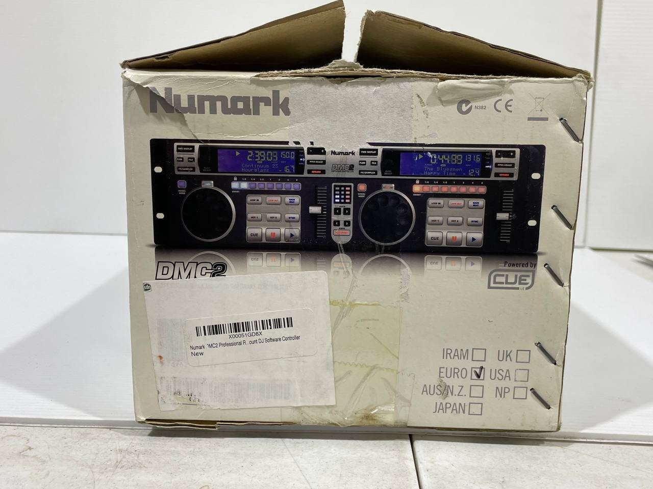 Numark DMC2 PROFESSIONAL RACKMOUNT DJ SOFTWARE CONTROLLER - No Cord, Untested.