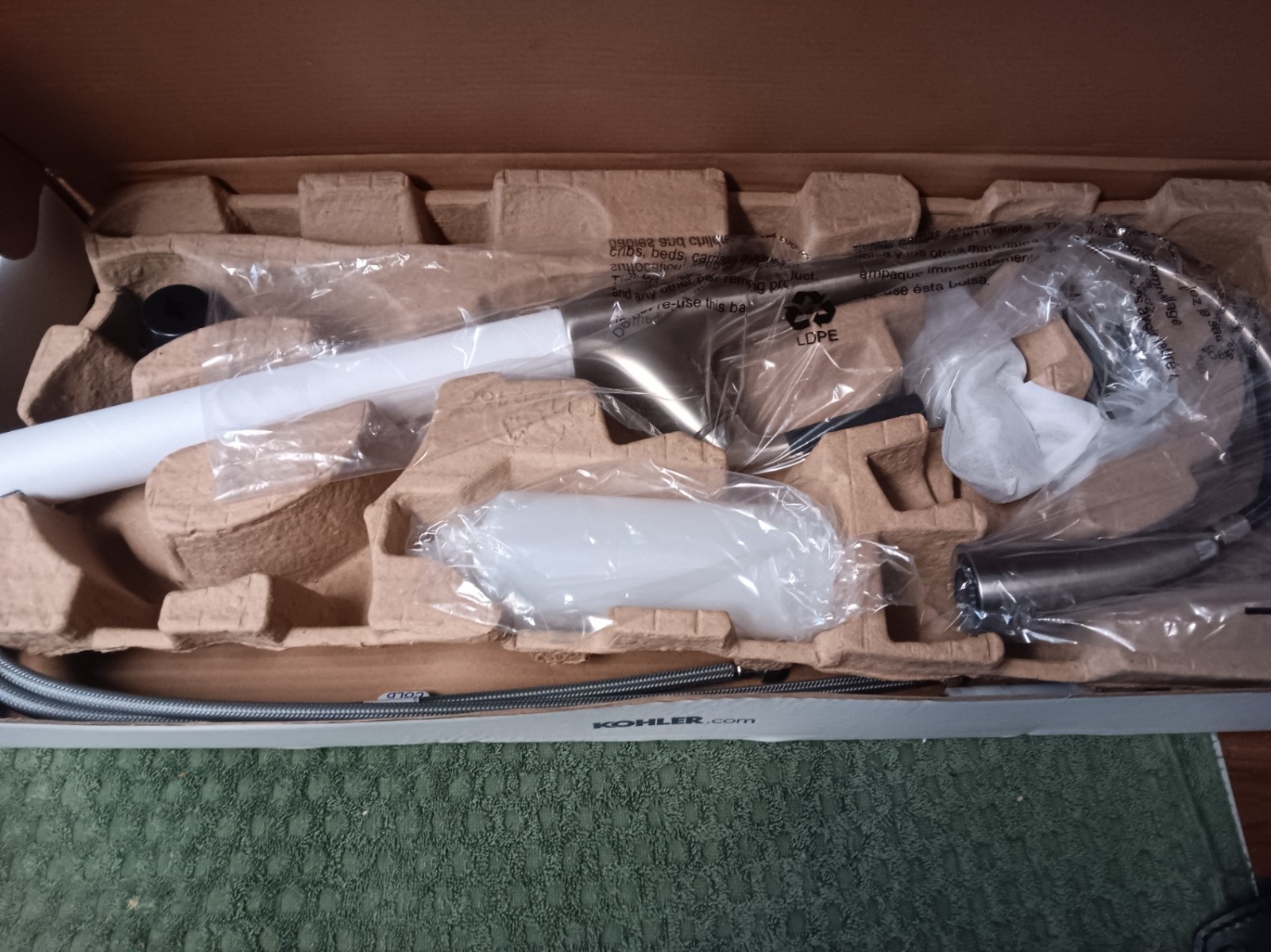 NEW KOHLER 1312087-SD-VS, Pull Down Kitchen Sink Faucet, SEE DESCRIPTION