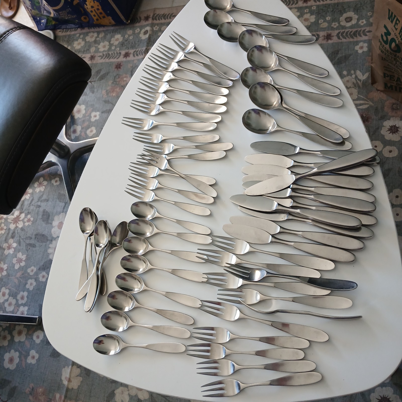 Lauffer Towle Magnum Stainless Satin Flatware 5-pc Place Setting