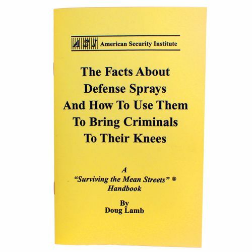 Pepper Spray PB Booklet - Learn How To Defend Yourself - NEW