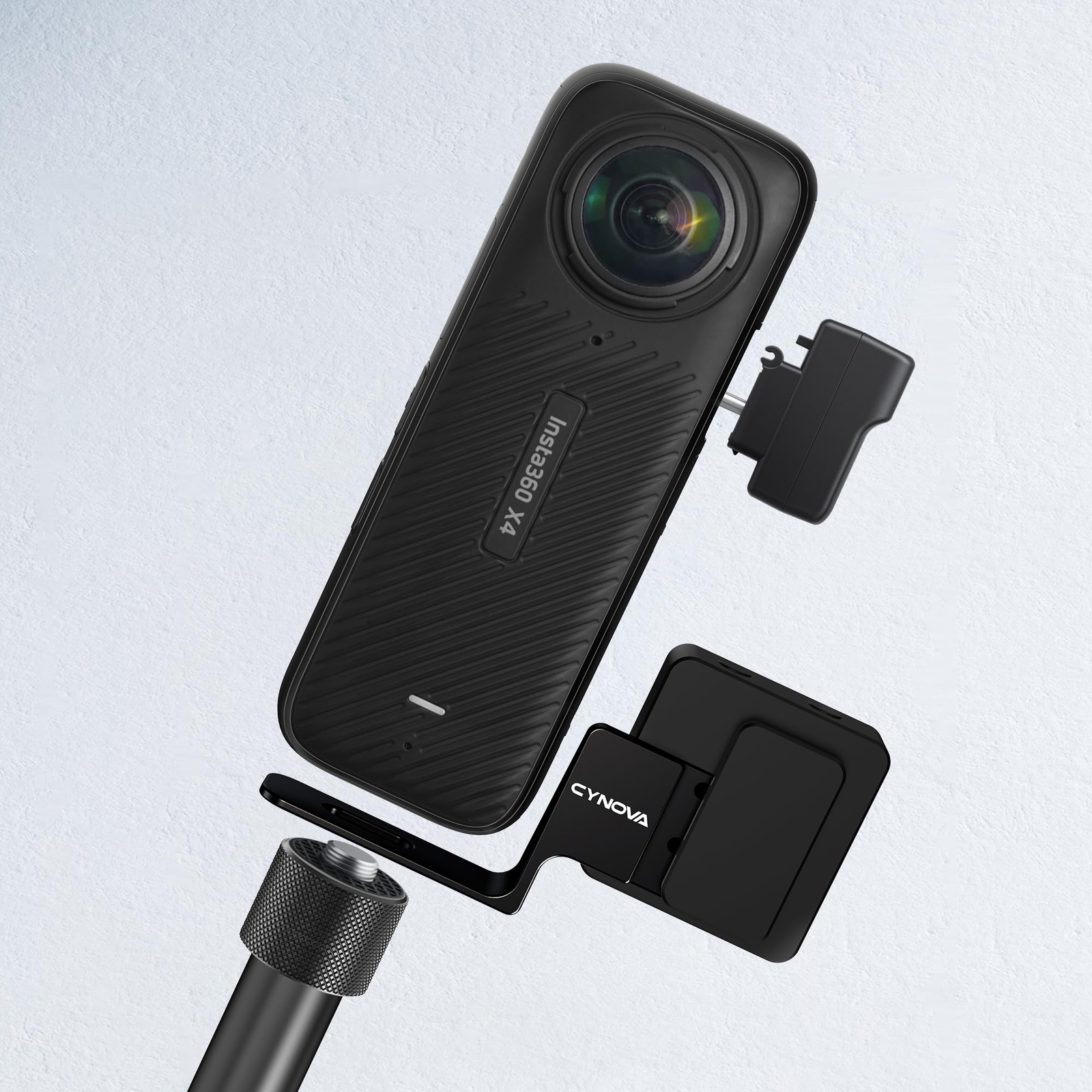 Insta360 X4 Cold Shoe Mic Bracket for RODE Wireless GO with 3.5mm Cable