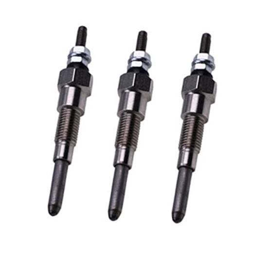 3 Pcs Glow Plug 185366250 185366220 Compatible with Perkins 402D-05 402F-05