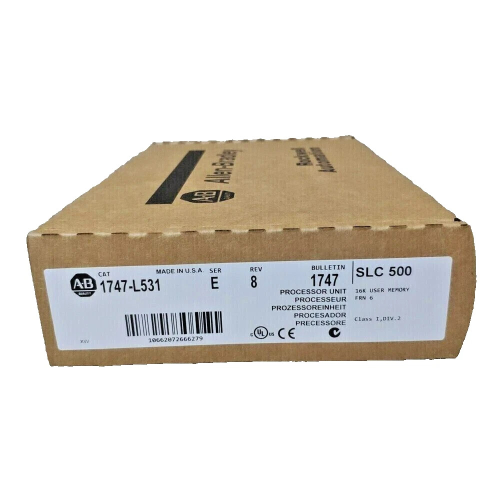 New Factory Sealed AB 1747-L531 SER E SLC 5/03 CPU Processor Unit Module