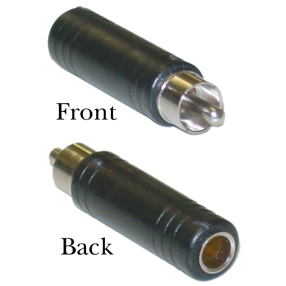 1/4 inch Mono Female Phono to RCA Male adapter  30S1-15300