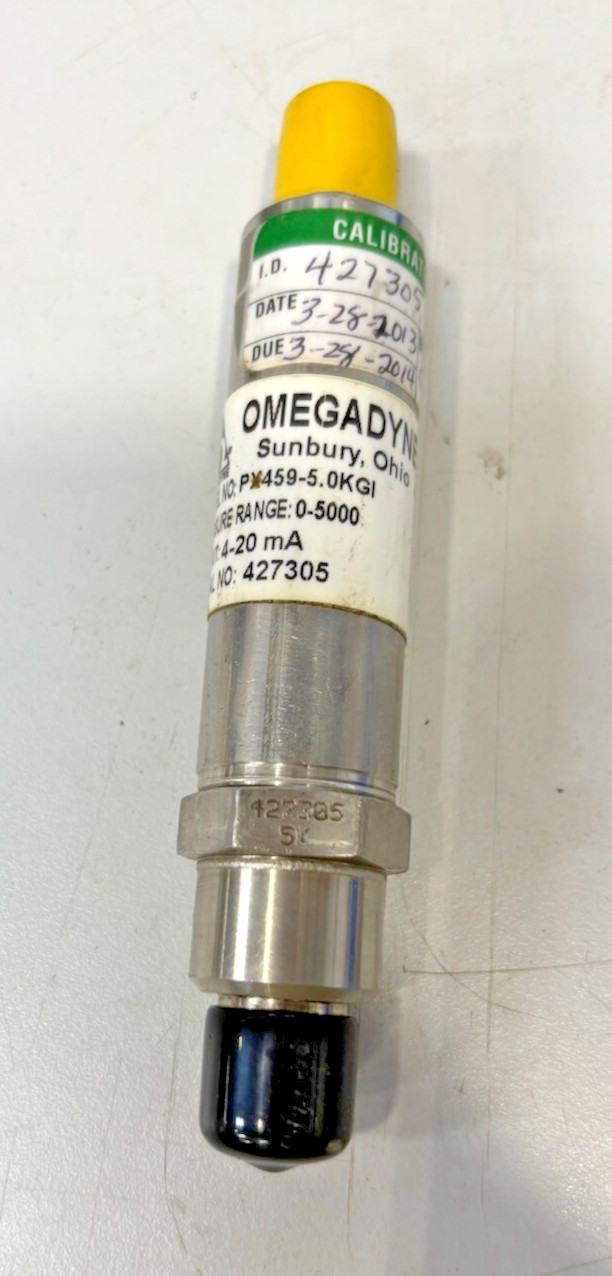 Omega PX459-5.0KGI Pressure Transducer 5000 PSI Gauge 4-20mA Sensor M12